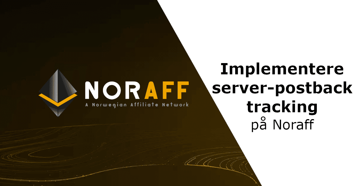 Implementere tracking med Noraff
